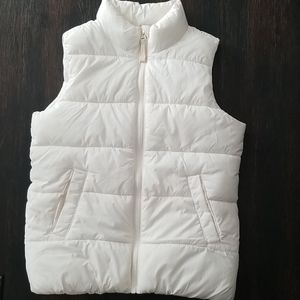Old Navy girls vest size 8 - off white